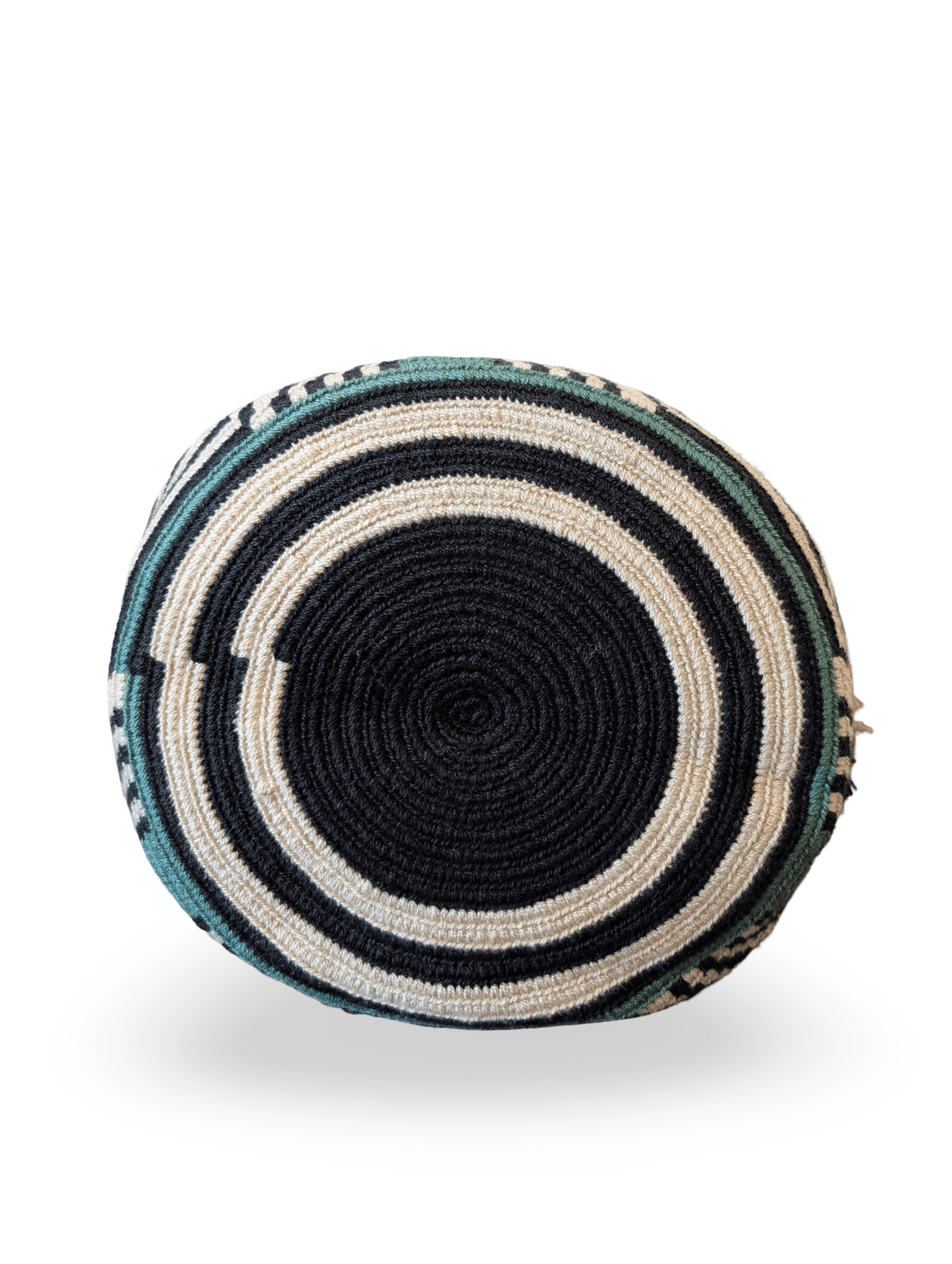 Selva · Forest Green Handwoven Wayuu Mochila - Image 4