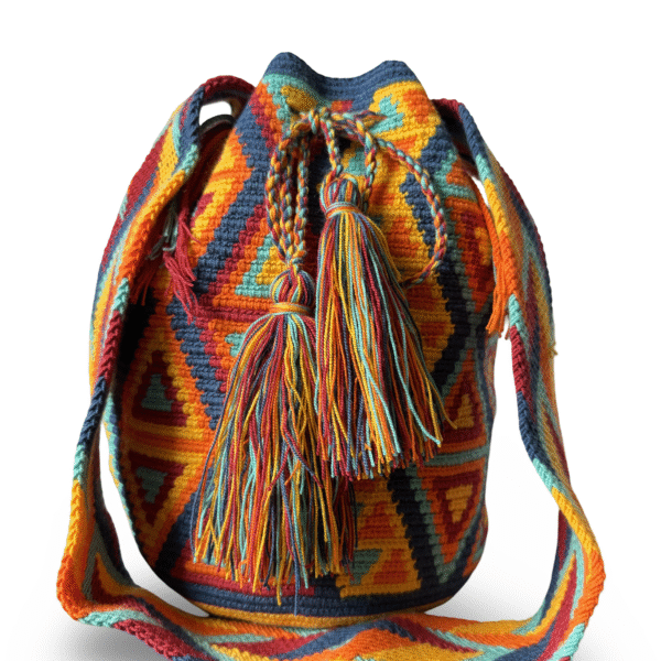 Samba Dream Colorful Crochet Crossbody Wayuu Mochila