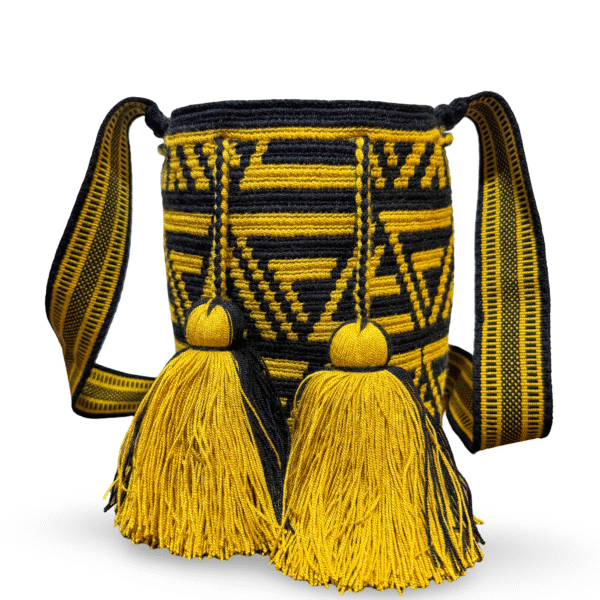 Raíces del Sol Unique Yellow Colombian Artisanal Bag