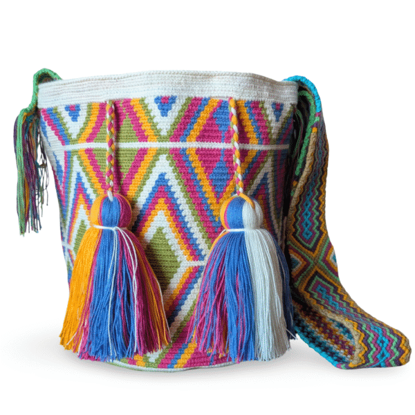 Large Colorful Artisanal Bucket Bag