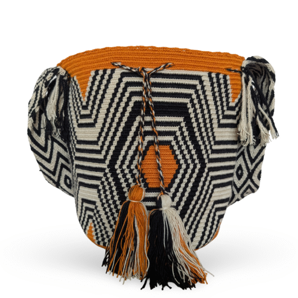 Sierra ⦁ Amber Sand Geometric Wayuu Mochila