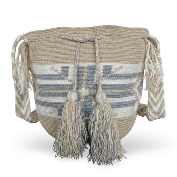 Linen Sky ⦁ Colombian Artisanal Mochila Bucket Bag