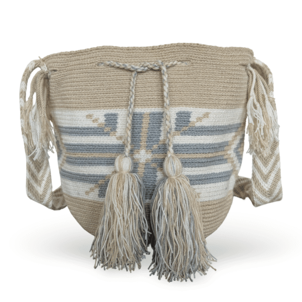 Linen Sky ⦁ Colombian Artisanal Mochila Bucket Bag