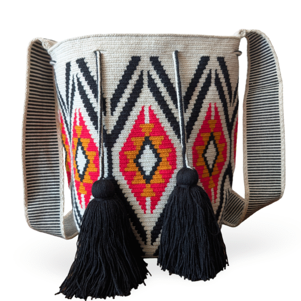 Fuego ⦁ Unique Handwoven Large Wayuu Mochila